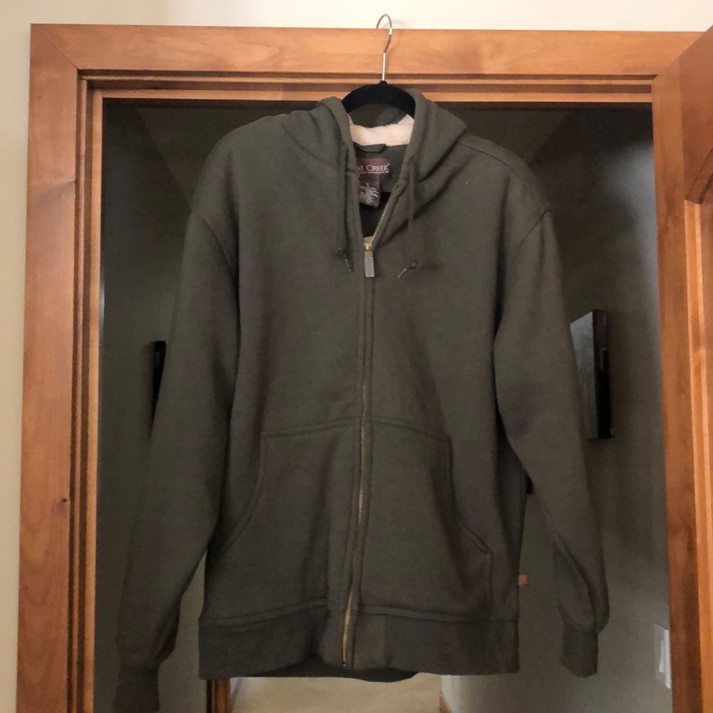 Men’s fleece line sweatshirt jacket
